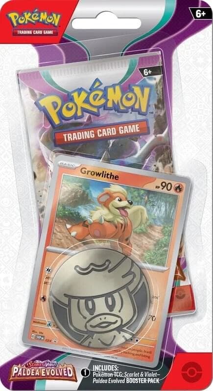 Paldea Evolved Single Pack Blister - Growlithe – Blister