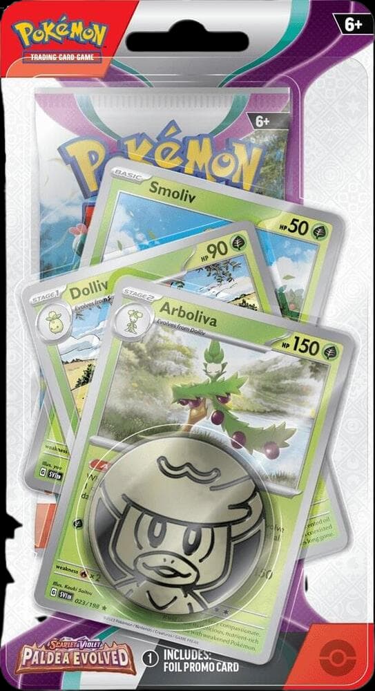 Paldea Evolved Premium Checklane Blister - Arboliva – Blister