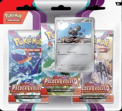 Paldea Evolved 3-Pack Blister - Varoom – Blister