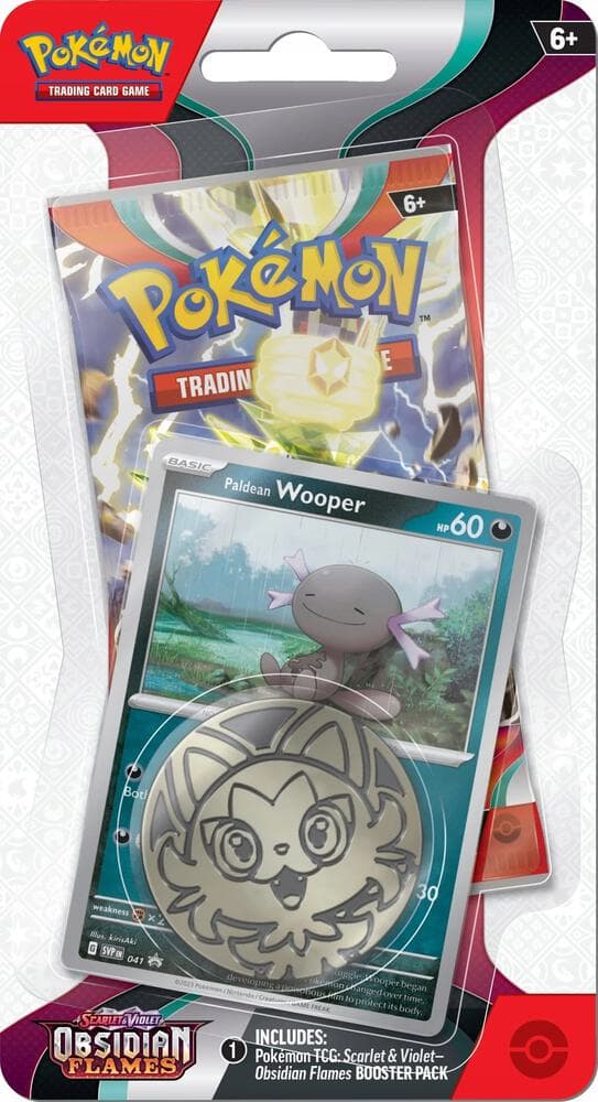 Obsidian Flames Single Pack Blister - Paldean Wooper – Blister