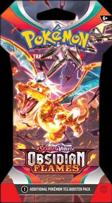 Obsidian Flames Sleeved Booster Pack – Booster Pack