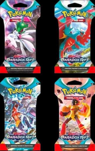Paradox Rift Sleeved Booster Pack Art Bundle (Set of 4)