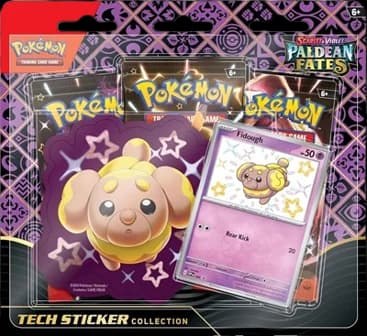 Paldean Fates Tech Sticker Collection - Fidough