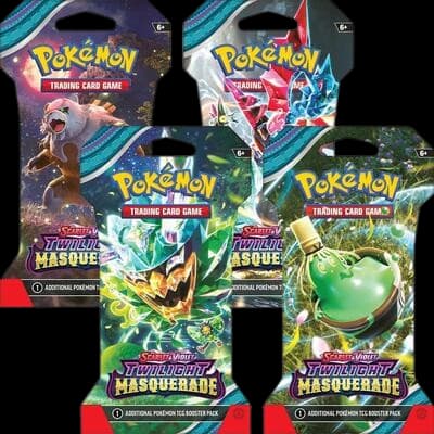 Twilight Masquerade Sleeved Booster Pack Art Bundle (Set of 4) – Booster Pack