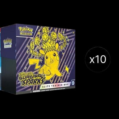Surging Sparks Elite Trainer Box Case – Elite Trainer Box