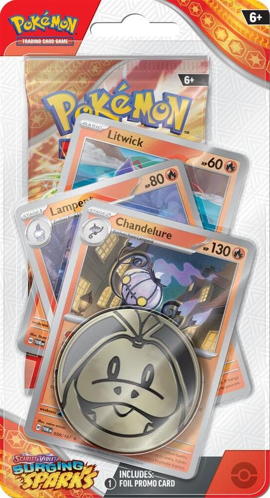 Surging Sparks Premium Checklane Blister - Litwick – Blister