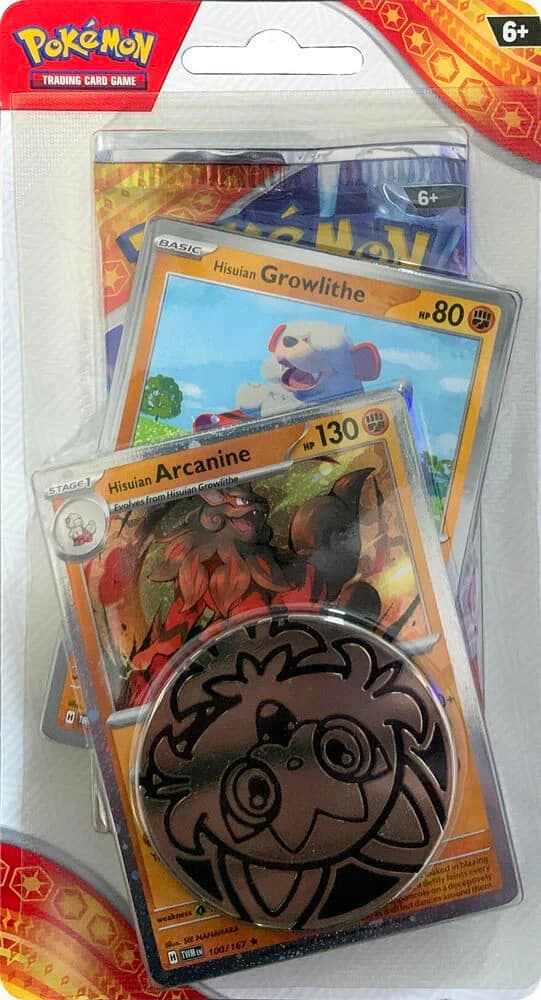 Surging Sparks Single Pack Blister - Hisuian Arcanine – Blister