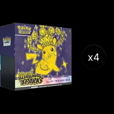 Surging Sparks Elite Trainer Box (Exclusive) Case – Elite Trainer Box