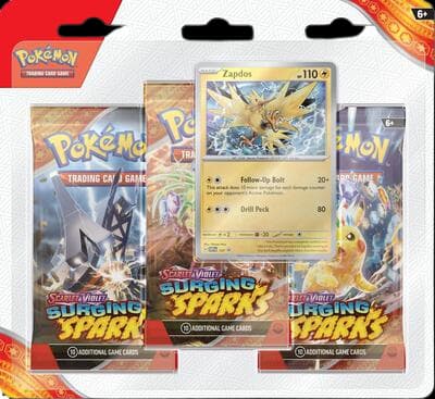 Surging Sparks 3-Pack Blisters - Zapdos – Blister