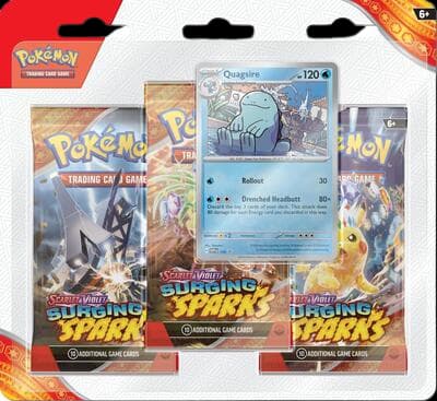 Surging Sparks 3-Pack Blisters - Quagsire – Blister