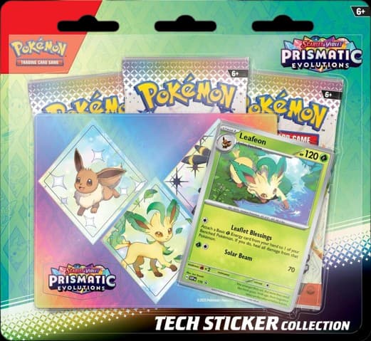 Prismatic Evolutions Tech Sticker Collection - Leafeon – Collection