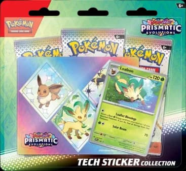 Prismatic Evolutions Tech Sticker Collection - Leafeon