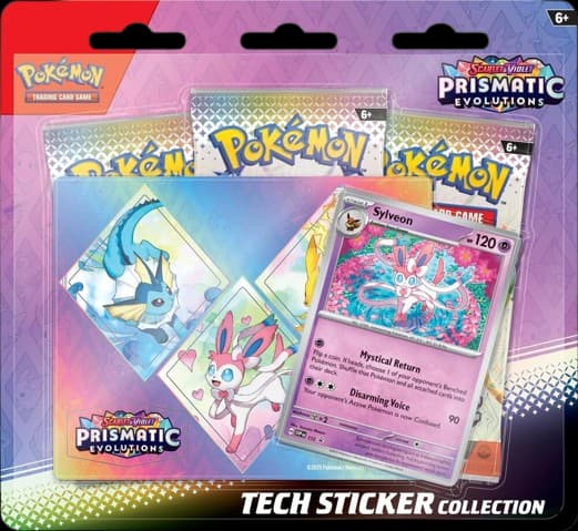 Prismatic Evolutions Tech Sticker Collection - Sylveon – Collection