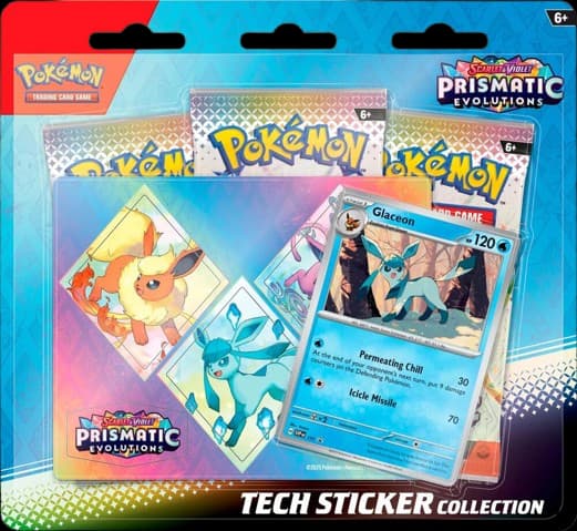 Prismatic Evolutions Tech Sticker Collection - Glaceon – Collection