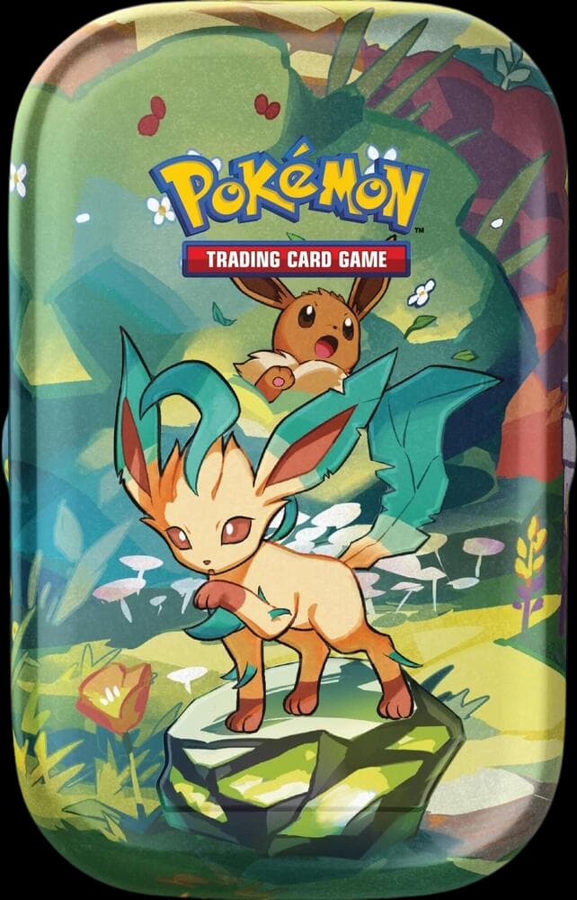Prismatic Evolutions Mini Tin - Leafeon – Tin