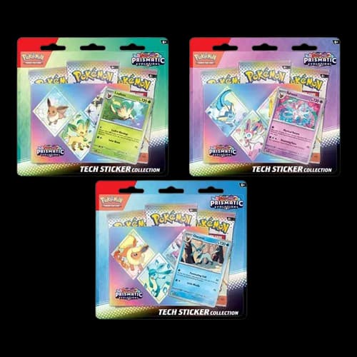 Prismatic Evolutions Tech Sticker Collection (Set of 3) – Collection