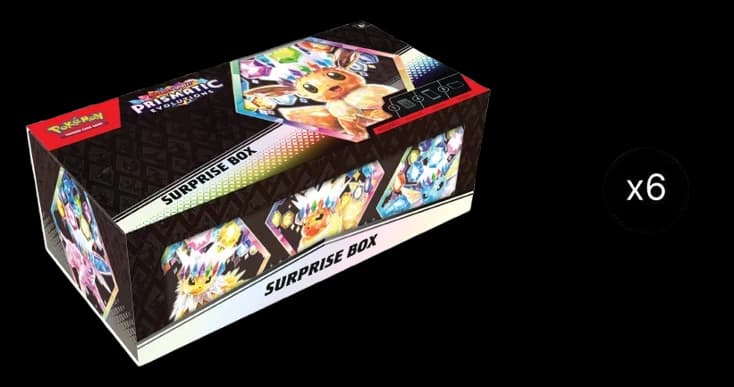 Prismatic Evolutions Surprise Box Case – Other