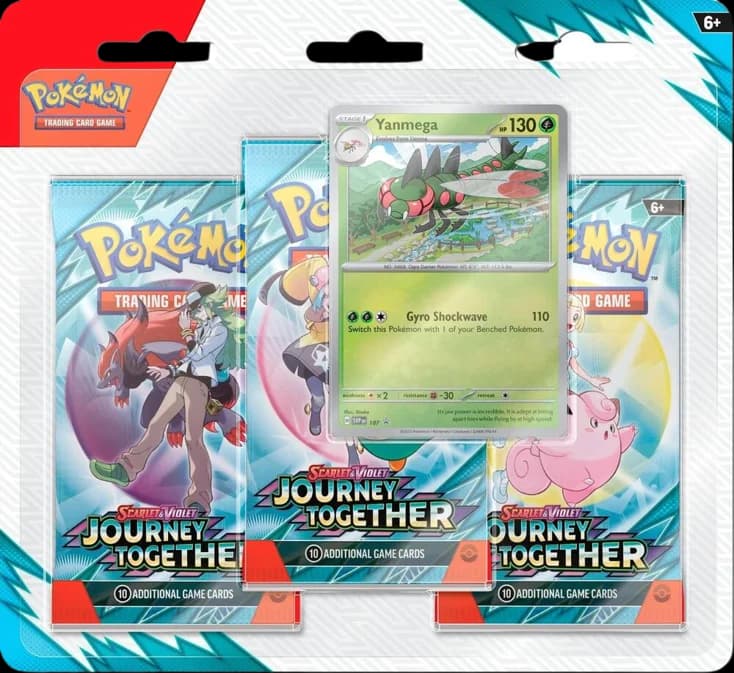 Journey Together 3-Pack Blister - Yanmega – Blister