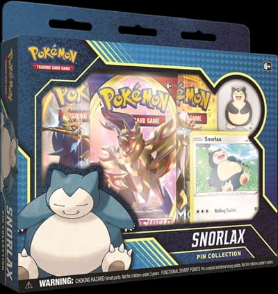 Sword & Shield Snorlax Pin Collection – Collection