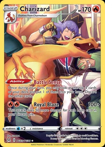 Charizard #TG03/TG30 Pokémon card