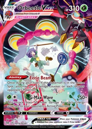 Orbeetle VMAX #TG13/TG30 Pokémon card