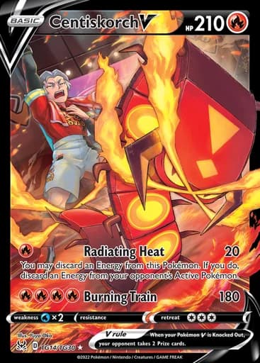 Centiskorch V #TG14/TG30 Pokémon card