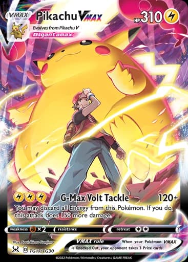 Pikachu VMAX #TG17/TG30 Pokémon card