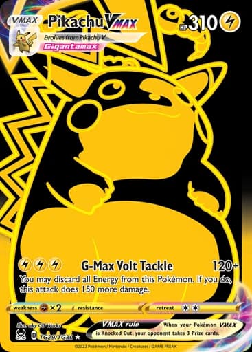 Pikachu VMAX #TG29/TG30 Pokémon card