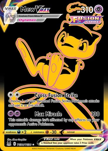 Mew VMAX #TG30/TG30 Pokémon card