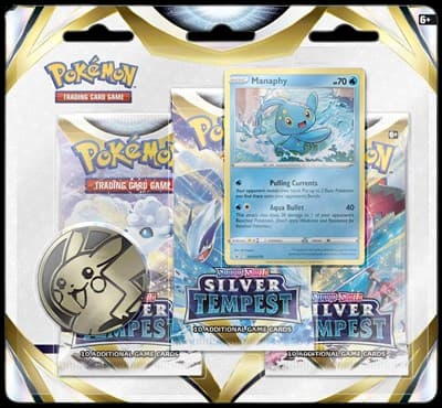 Silver Tempest 3-Pack Blister - Manaphy – Blister