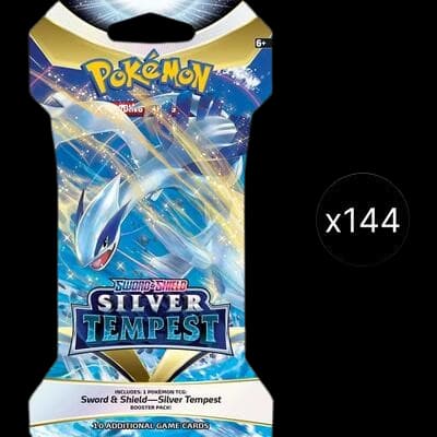 Silver Tempest Sleeved Booster Pack Case – Booster Pack