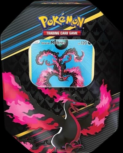 Crown Zenith Tin - Galarian Moltres (International Version) – Tin