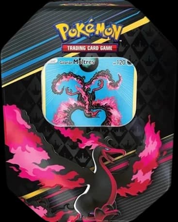 Crown Zenith Tin - Galarian Moltres (International Version)