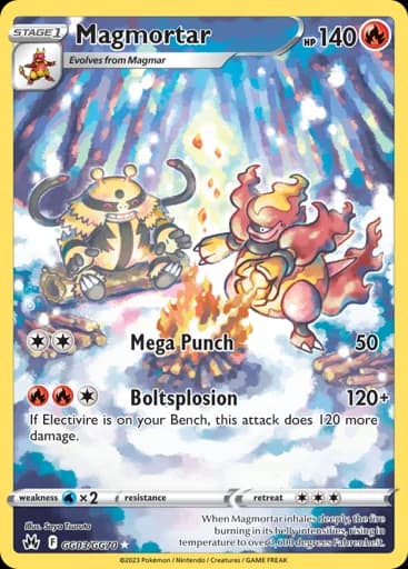 Magmortar #GG03/GG70 Pokémon card
