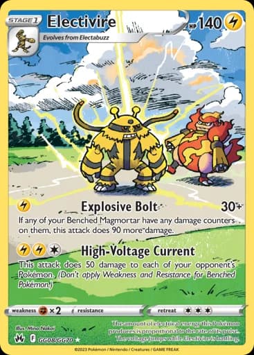 Electivire #GG08/GG70 Pokémon card