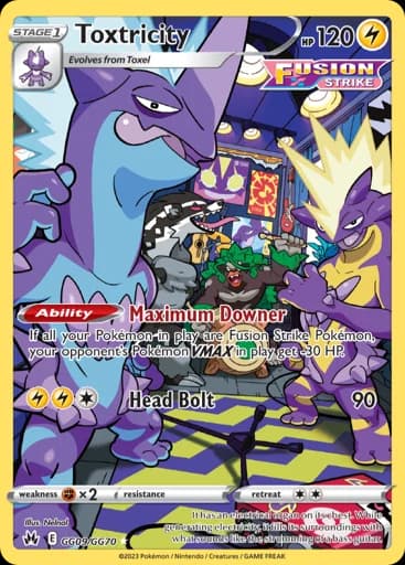 Toxtricity #GG09/GG70 Pokémon card