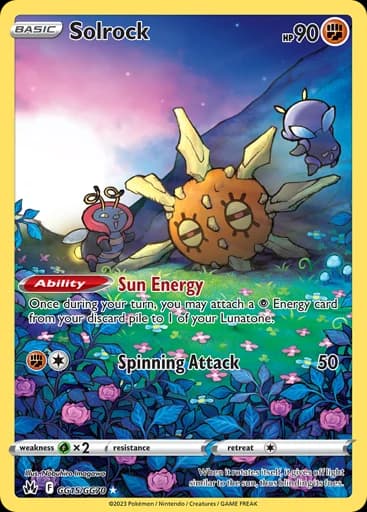 Solrock #GG15/GG70 Pokémon card