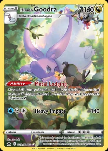 Hisuian Goodra #GG21/GG70 Pokémon card