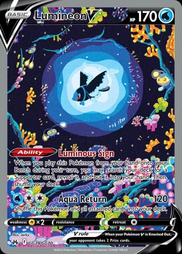 Lumineon V #GG39/GG70 Pokémon card