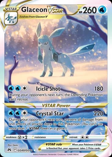 Glaceon VSTAR #GG40/GG70 Pokémon card