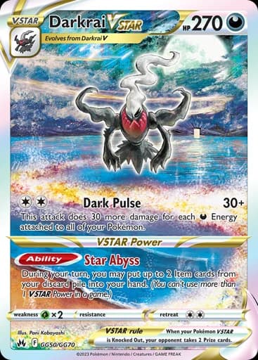Darkrai VSTAR #GG50/GG70 Pokémon card