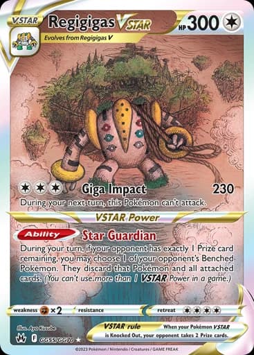 Regigigas VSTAR #GG55/GG70 Pokémon card