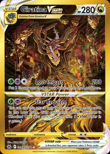 Giratina VSTAR #GG69/GG70 Pokémon card