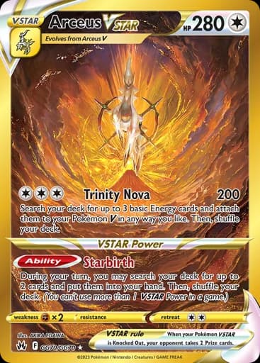 Arceus VSTAR #GG70/GG70 Pokémon card