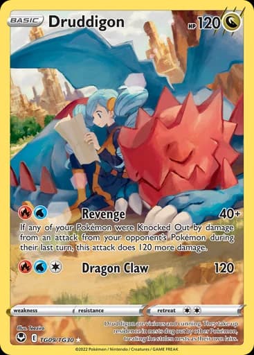 Druddigon #TG09/TG30 Pokémon card