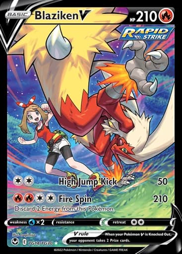 Blaziken V #TG14/TG30 Pokémon card
