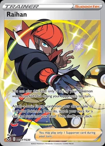 Raihan #TG27/TG30 Pokémon card