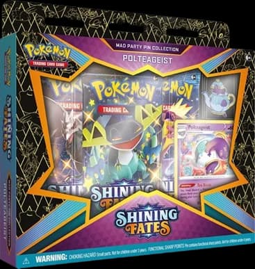 Shining Fates Mad Party Pin Collection - Polteageist