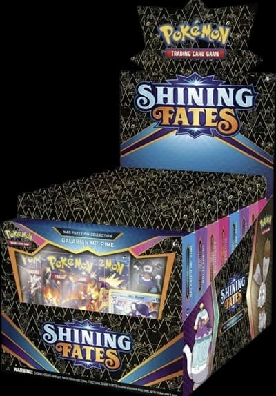 Shining Fates Mad Party Pin Collection Display – Collection