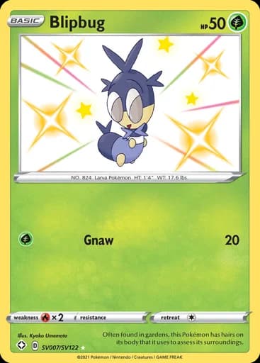 Blipbug #SV007/SV122 Pokémon card
